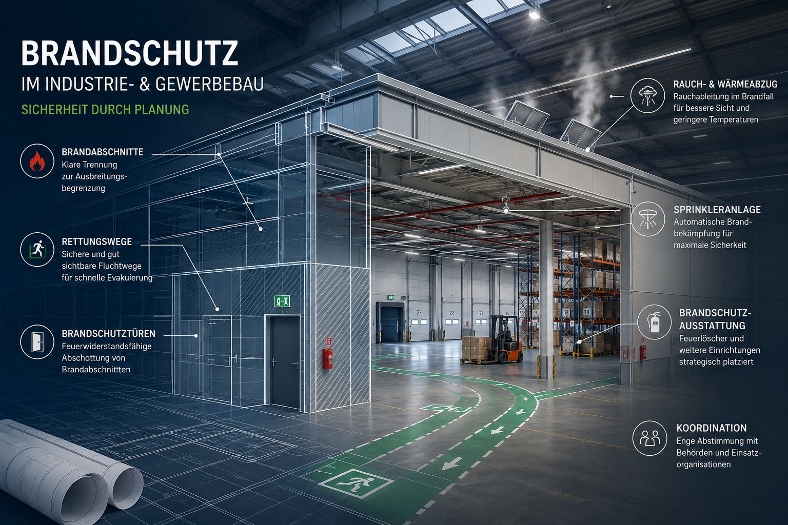 Brandschutz im Industrie- und Gewerbebau